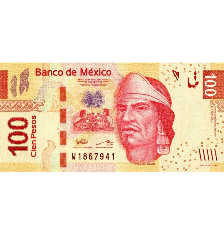 México 100 Pesos 2019 Pick 124bj